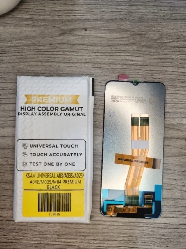 MODULO SAMSUNG A02S/A03/A03S/A04E SIN MARCO PREMIUM
