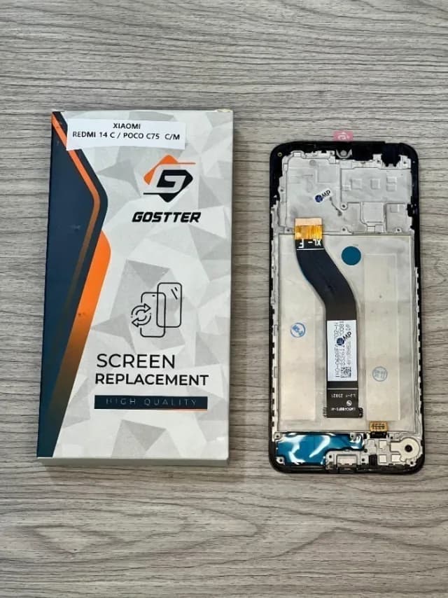 MODULO REDMI 14C / POCO C75 CON MARCO GOSTER