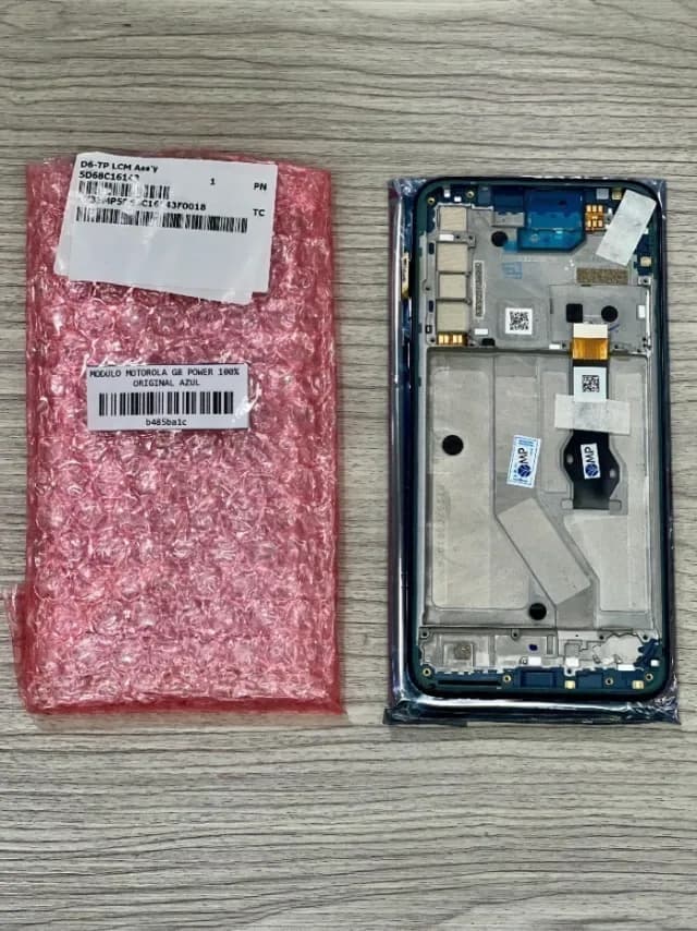 MODULO MOTOROLA G8 POWER 100% ORIGINAL AZUL